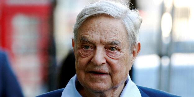 Porträt George Soros Porträt George Soros