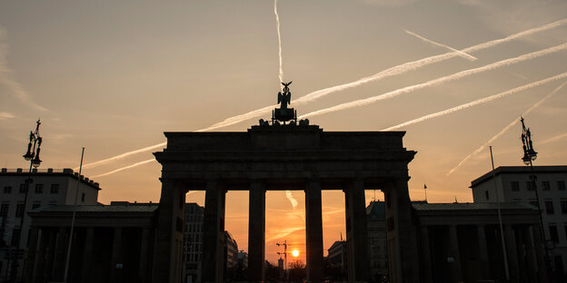 Dunkles Brandenburger Tor Dunkles Brandenburger Tor