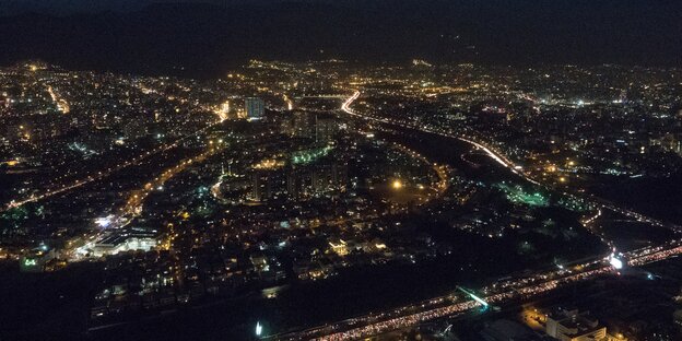 Teheran bei Nacht Teheran bei Nacht