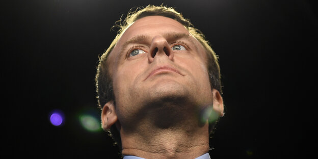 Ein Mann, Emmanuel Macron Ein Mann, Emmanuel Macron