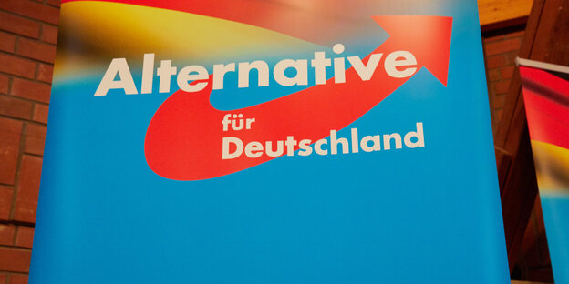 eine Werbetafel der AfD eine Werbetafel der AfD