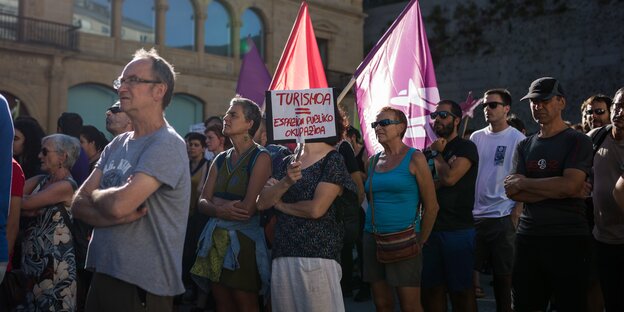 eine Demonstration eine Demonstration
