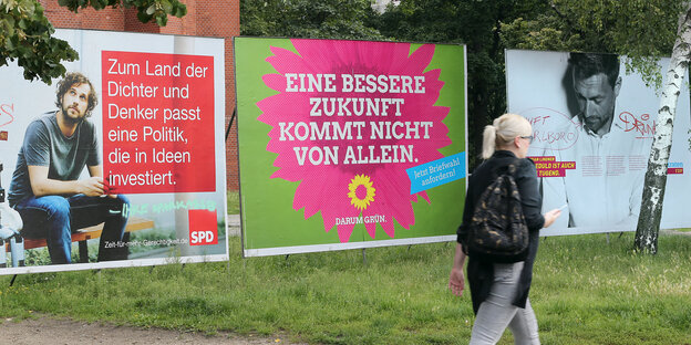 Wahlplakate zur Bundestagswahl 2017 Wahlplakate zur Bundestagswahl 2017