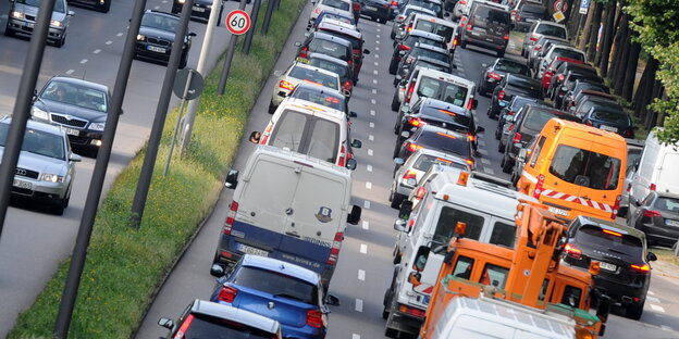 Autos im Stau Autos im Stau