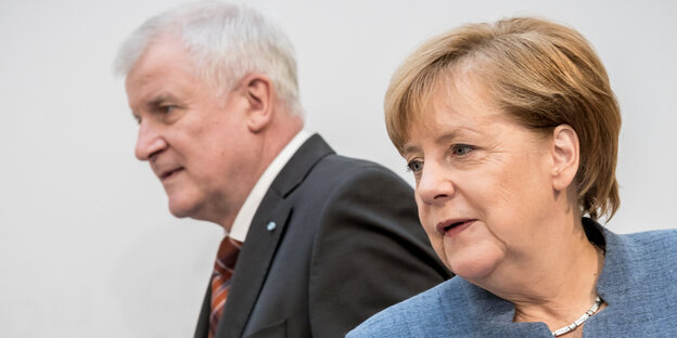 Merkel und Seehofer