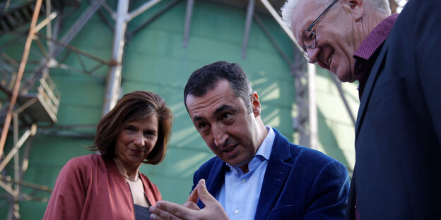 Katrin Goering-Eckardt, Cem Özdemir und Winfried Kretschmann Katrin Goering-Eckardt, Cem Özdemir und Winfried Kretschmann
