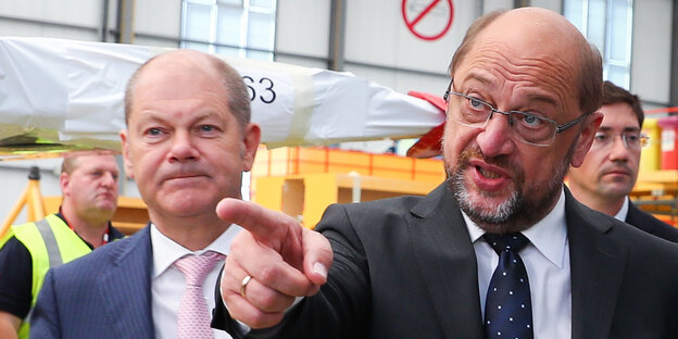 Olaf Scholz und Martin Schulz Olaf Scholz und Martin Schulz