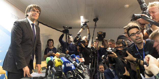 Carles Puigdemont in Brüssel