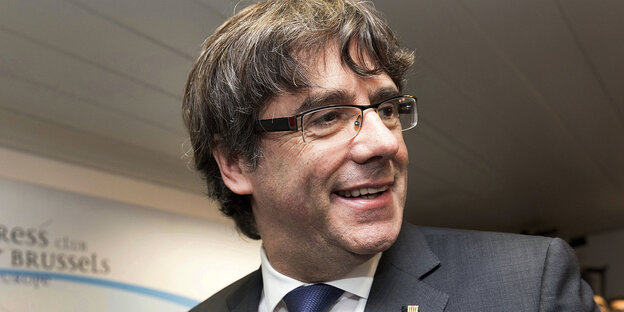 Porträt Carles Puigdemont Porträt Carles Puigdemont