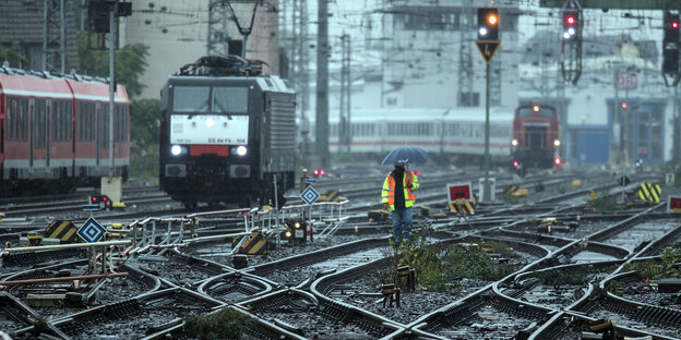 Bahnschienen in Köln