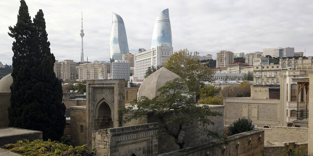 Blick auf Baku Blick auf Baku