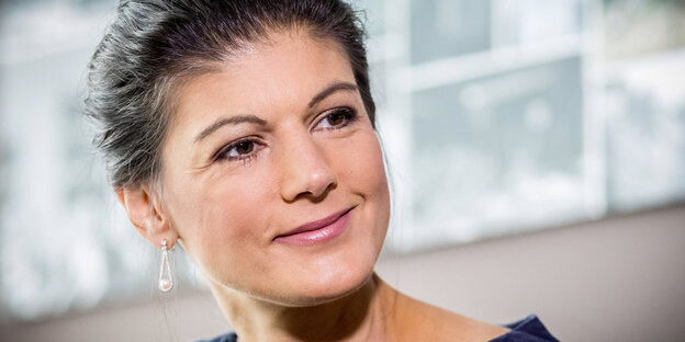 Sahra Wagenknecht, Fraktionsvorsitzende der Linken im Deutschen Bundestag Sahra Wagenknecht, Fraktionsvorsitzende der Linken im Deutschen Bundestag