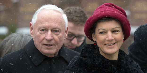 Oskar Lafontaine und Sahra Wagenknecht Oskar Lafontaine und Sahra Wagenknecht