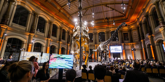 Saueriersaal des Naturkundemuseums in Berlin