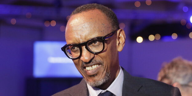 Paul Kagame beim Wirtschaftsforum in Davos Paul Kagame beim Wirtschaftsforum in Davos