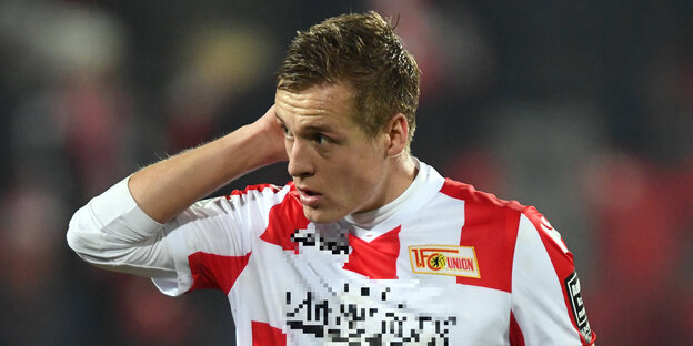 Porträt Felix Kroos, im Trikot des 1. FC Union Porträt Felix Kroos, im Trikot des 1. FC Union