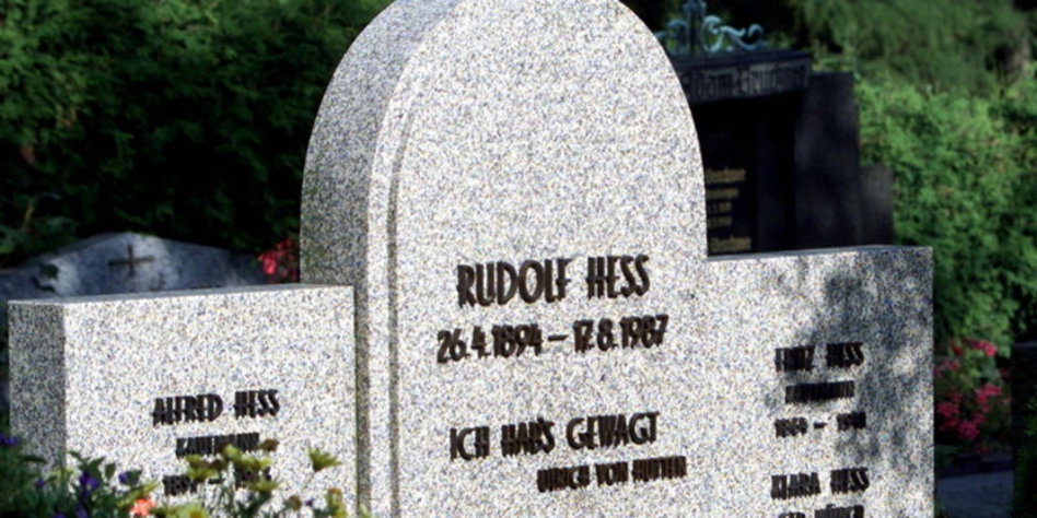 Rudolf Hess Grab