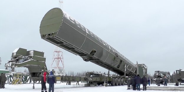 eine Interkontinentalrakete eine Interkontinentalrakete