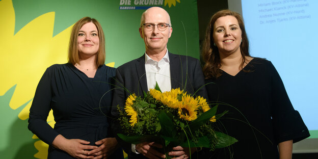 Fegebank, Tschentscher und Gallina Fegebank, Tschentscher und Gallina