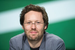 Der Europaabgeordnete von Bündnis 90/Die Grünen, Jan Philipp Albrecht, aufgenommen beim Bundesparteitag Der Europaabgeordnete von Bündnis 90/Die Grünen, Jan Philipp Albrecht, aufgenommen beim Bundesparteitag