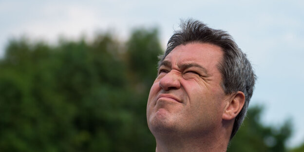 Söder schaut grimmig Söder schaut grimmig