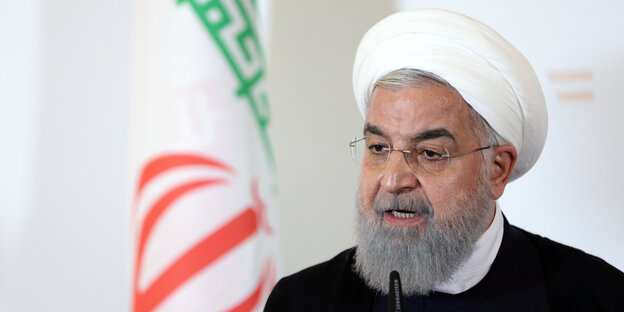 Irans Präsident Hassan Rouhani Irans Präsident Hassan Rouhani