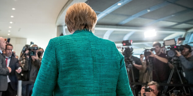 Bundeskanzlerin Angela Merkel von der CDU Bundeskanzlerin Angela Merkel von der CDU
