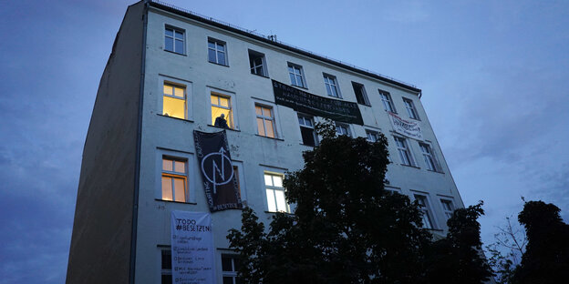 Besetztes Haus in der Berlichingenstraße Besetztes Haus in der Berlichingenstraße