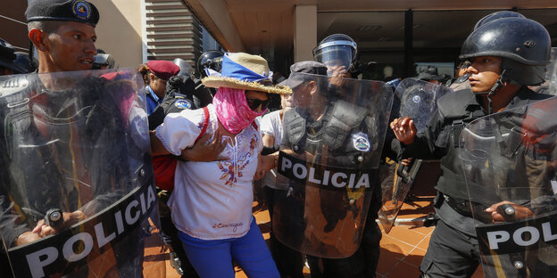 Proteste in Managua, Oktober 2018 Proteste in Managua, Oktober 2018