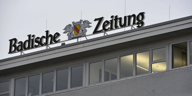 Das Redaktionsgebäude der Badischen Zeitung Das Redaktionsgebäude der Badischen Zeitung