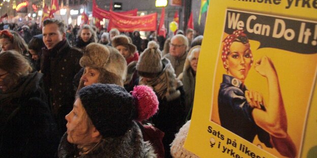 Demonstration zum Internationalen Frauentag 2017 in Oslo Demonstration zum Internationalen Frauentag 2017 in Oslo