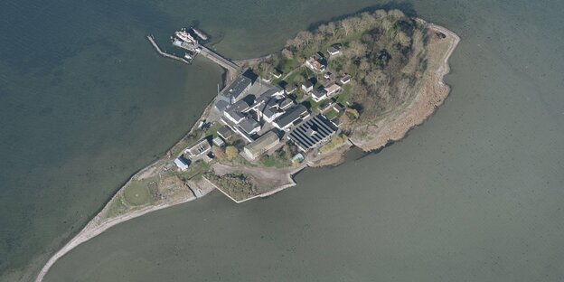 Luftaufnahme der Insel Luftaufnahme der Insel