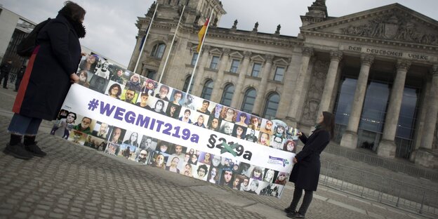 Protest gegen den Paragraphen 219a