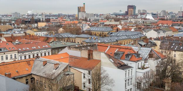 Blick über die Dächer von Kreuzberg Blick über die Dächer von Kreuzberg