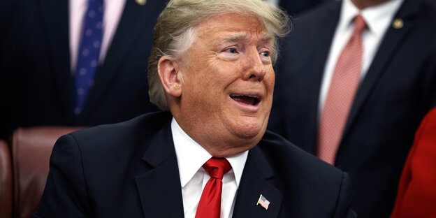 Trump lacht Trump lacht