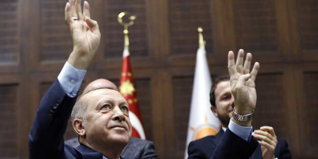 Porträt Erdogan Porträt Erdogan