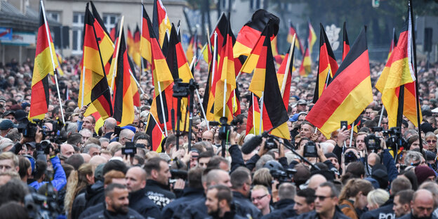 Demo in Chemnitz