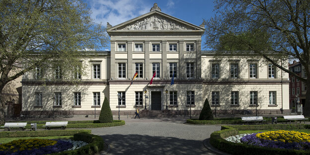 Die Aula der Universität Göttingen am Wilhelmsplatz.