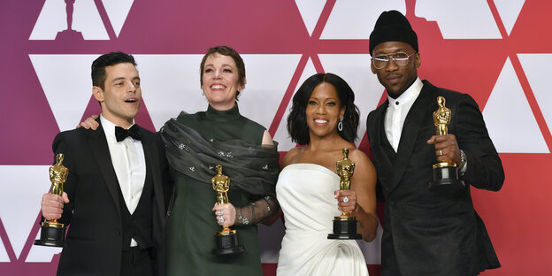 Die besten Schauspieler*innen: Rami Malek, Olivia Colman, Regina King und Mahershala Ali Die besten Schauspieler*innen: Rami Malek, Olivia Colman, Regina King und Mahershala Ali