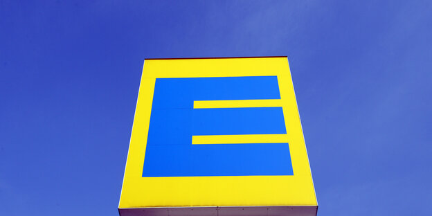 Das Edeka-Logo Das Edeka-Logo