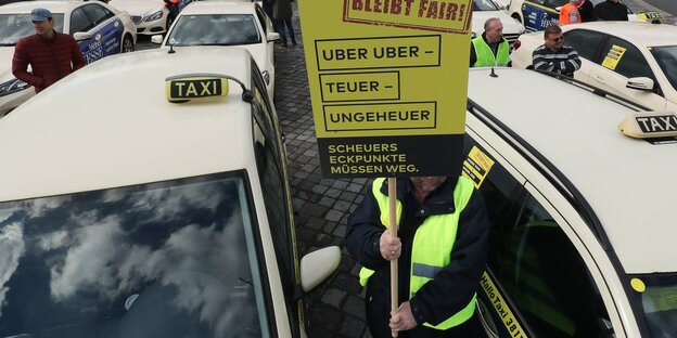Taxifahrer streiken Taxifahrer streiken