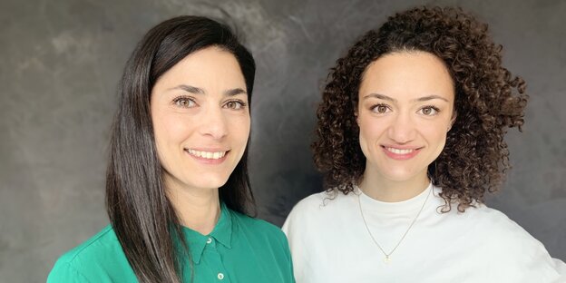 Dilek Üsük (li.) und Maral Bazargani im Profil Dilek Üsük (li.) und Maral Bazargani im Profil