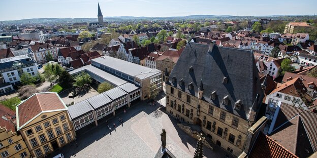 Luftbild von der Stadt Osnabrück Luftbild von der Stadt Osnabrück