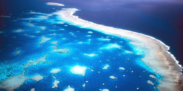 das Great Barrier Riff vor der Küste Australiens das Great Barrier Riff vor der Küste Australiens