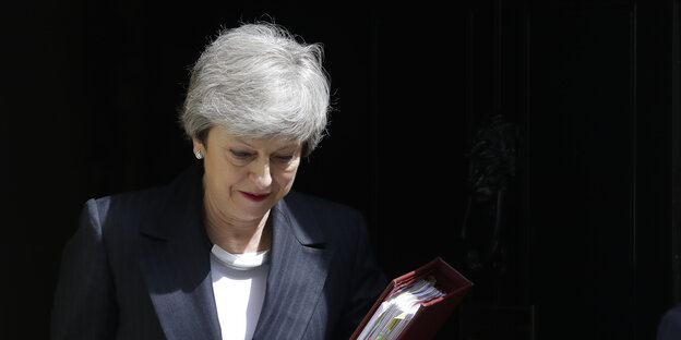 Die britische Premierministerin Theresa May Die britische Premierministerin Theresa May