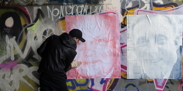 Cirio plakatiert seine Kunst Cirio plakatiert seine Kunst