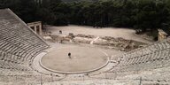 ansicht des antiken Theaters Epidaurus