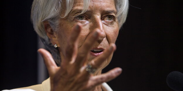 IWF-Chefin Christine Lagarde IWF-Chefin Christine Lagarde