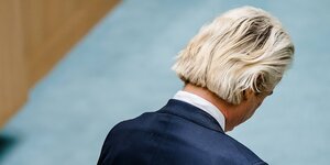 Geerd Wilders von hinten