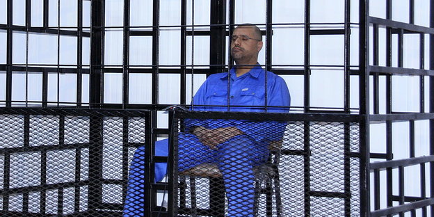 Saif al-Islam wartet im libyschen Zintan auf eine Anhörung.